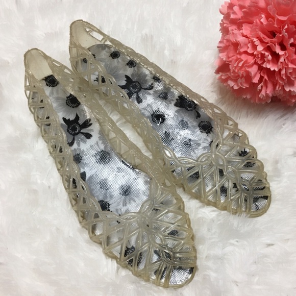 retro jelly shoes